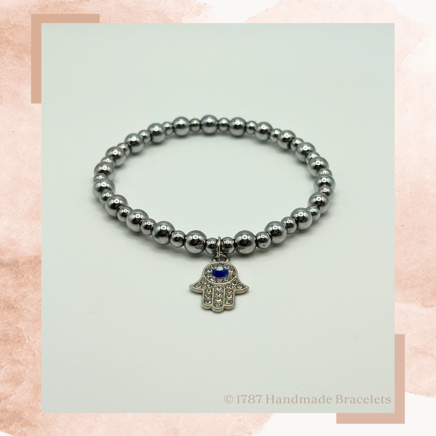 Hematite Hamsa