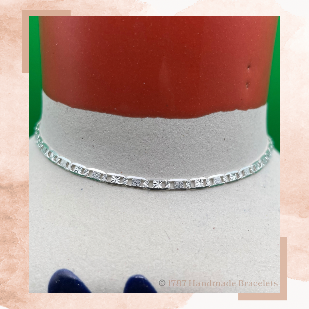 Plana Diamantada - Silver Bracelets