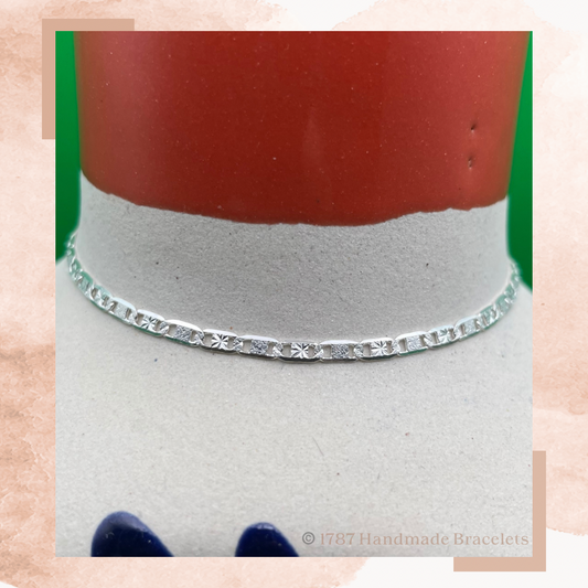 Plana Diamantada - Silver Bracelets